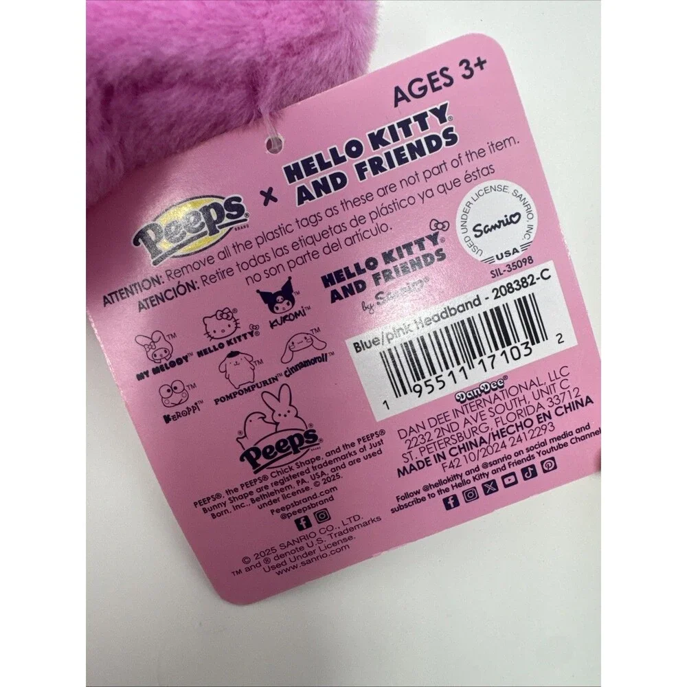 Peeps x Hello Kitty & Friends EASTER Headband SET  Keroppi My Melody Pompompurin